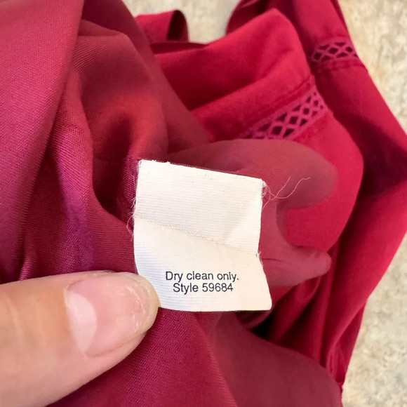 J.Crew Halterneck Embroidered A-line Midi Dress in Wine color Small/Medium - Picture 11 of 13